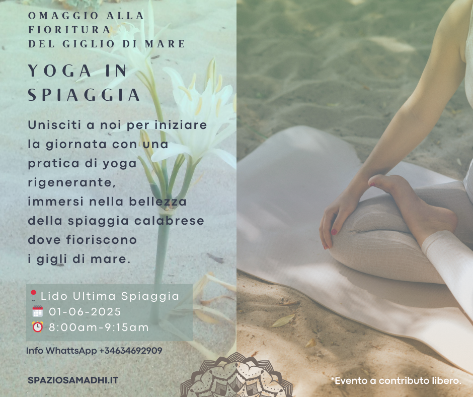 Yoga in Calabria - Omaggio al Giglio di Mare